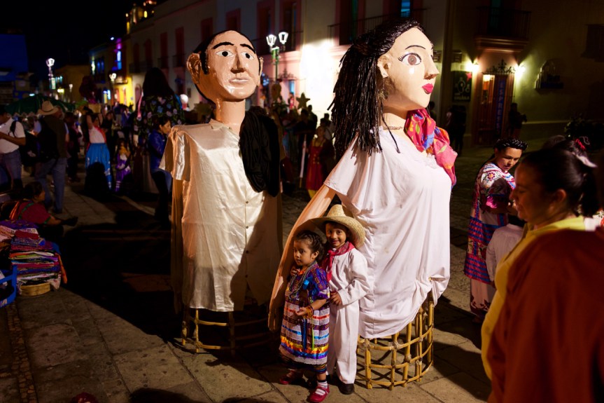 Little people with the big ones...