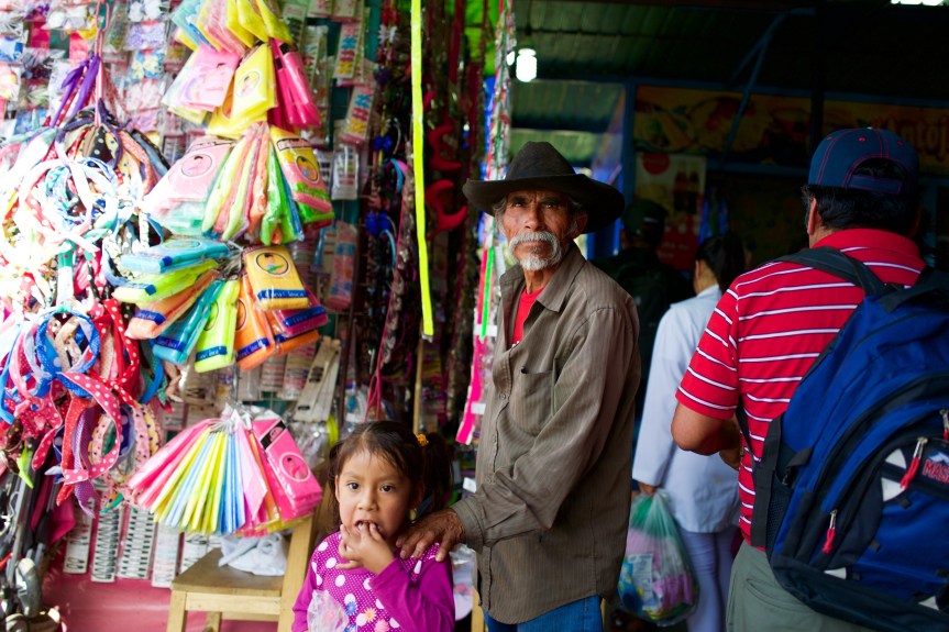 Enjoying a treat with pa or grandpa?