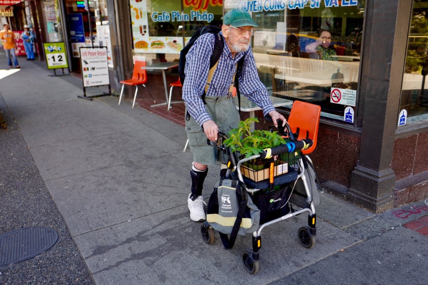 Getting things done on Commercial Drive.