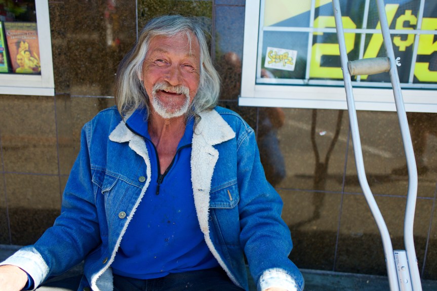 Charlie refers to himself as a 'happy drunk'.