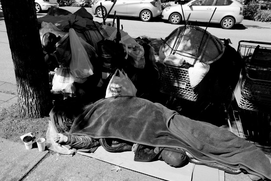 Homeless is rampant these days...