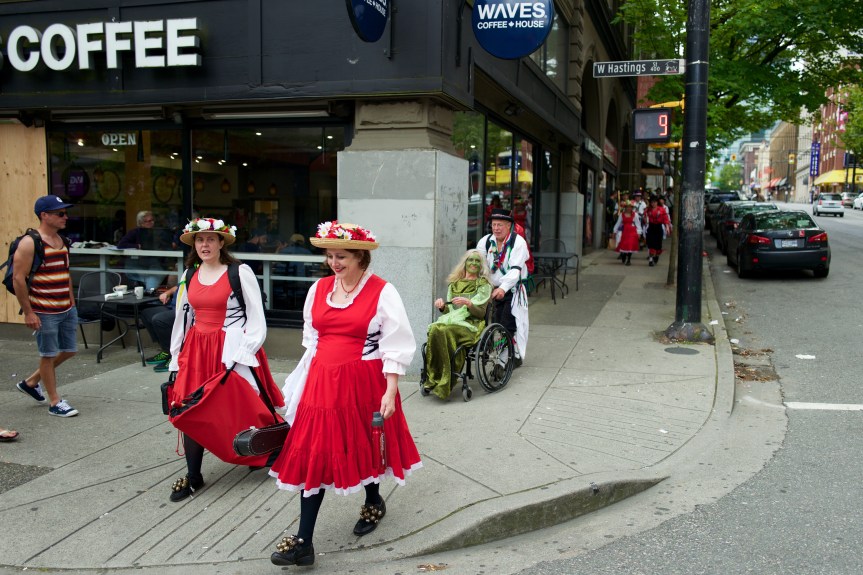 And the Tiddley Cove Morris group played on....